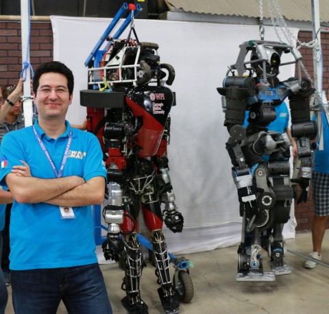 Petar with ATLAS and WALK-MAN robots in 2015